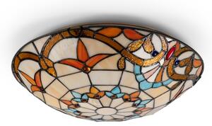 Brilagi - Tiffany vitrážové stropní svítidlo MIRABELLA 2xE27/60W/230V pr. 40 cm