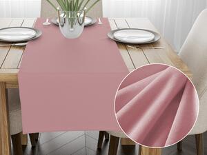 Biante Sametový běhoun na stůl Velvet Premium SVP-033 Starorůžový 35x120 cm