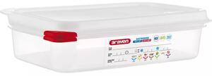 ARAVEN Gastronádoba s víkem GN 1/4, PP, hloubka: 150 mm, objem: 4,3 L, hermetická