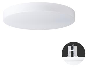 OS DEL52548 DELIA V3 stropní/nástěnné plastové polovestavné svítidlo bílá IP44 3x25W E27 - OSMONT