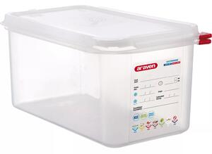 ARAVEN Gastronádoba s víkem GN 1/3, PP, hloubka: 150 mm, objem: 6 L, hermetická