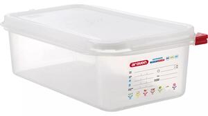 ARAVEN Gastronádoba s víkem GN 1/3, PP, hloubka: 100 mm, objem: 4 L, hermetická