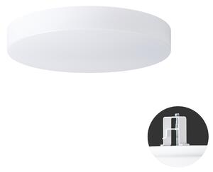 OS DEL52541 DELIA V2 stropní/nástěnné plastové polovestavné svítidlo bílá IP44 2x25W E27 HF - OSMONT