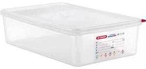 ARAVEN Gastronádoba s víkem GN 1/1, PP, hloubka: 100 mm, objem: 13,7 L, hermetická