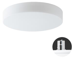 OS ELS55349 ELSA V4 stropní/nástěnné skleněné polovestavné svítidlo bílá IP44 2x25W E27 - OSMONT