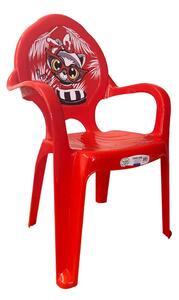 Chomik Dětská židlička Hobby, červená