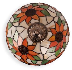 Brilagi - Tiffany vitrážová stolní lampa SUNFLOWER 1xE27/60W/230V