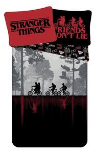 Bavlněné dětské povlečení na jednolůžko 140x200 cm Stranger Things "Upside Down" – Jerry Fabrics