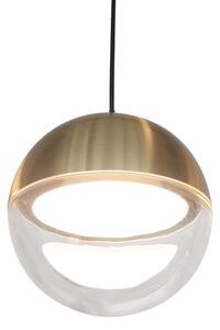 LED Lustr na lanku ZIREA LED/7W/230V zlatá