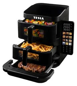 TESLA Electronics AirCook - Třízónová horkovzdušná fritéza 14,5 l 2800W/230V č