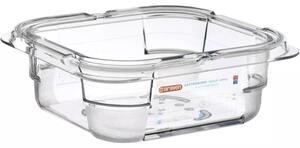 ARAVEN Gastronádoba GN 1/6, polykarbonát, integrovaný štítek, hloubka: 65 mm, objem: 1 L