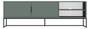 Šedozelený TV stolek 176x57 cm Lipp - Tenzo