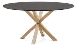 Kulatý jídelní stůl se skleněnou deskou ø 150 cm Argo – Kave Home
