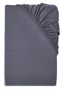 Livarno® Žerzejové napínací prostěradlo, 90–100 x 200 cm (tmavě šedá) (100399792001)
