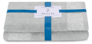 Světle šedé froté bavlněné ručníky a osušky v sadě 2 ks Bellis – AmeliaHome