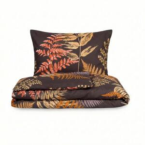 Kvalitex Saténové povlečení LUXURY COLLECTION KAPRADÍ hnědé 1x 140/200, 1x 70/90cm