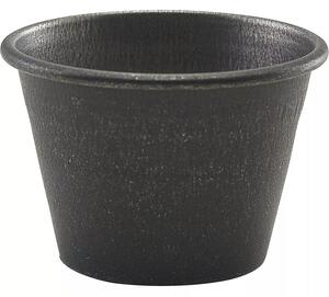 GENWARE Miska na dip nerezová, PVD povlak, výška: 40 mm, průměr: 60 mm, černá