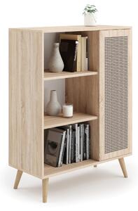 Komoda Kobi 90 x 40 x 116 cm dub sonoma