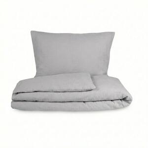 Kvalitex Mušelínové povlečení světle šedé 1x 140/200, 1x 70/90cm