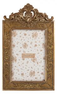 Zlatý fotorámeček ve vintage stylu Raissa – 14x3x24 cm na fotografii 10x15 cm