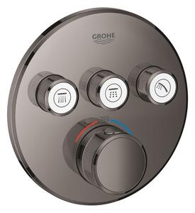 Sprchová baterie GROHE Grohtherm Smartcontrol bez podomítkového tělesa hard graphite 29121A00
