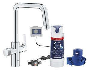 Dřezová baterie GROHE GROHE Blue Pure 2022 s filtrem chrom 30594000