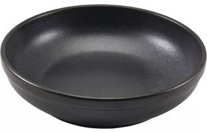 GENWARE Miska porcelánová, výška: 58 mm, ø: 225 mm, černá