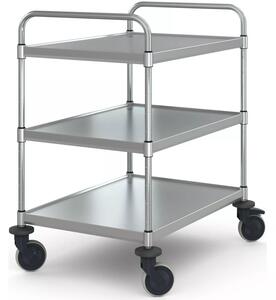 VarioCart Servírovací vozík, výška: 1050 mm, délka: 940 mm, šířka: 690 mm