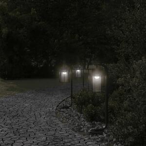 Venkovní stojací lampy 3 ks černé 60 cm nerezová ocel