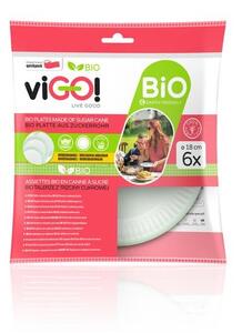 Vigo BIO talíř ! 18cm cukrová třtina 6ks