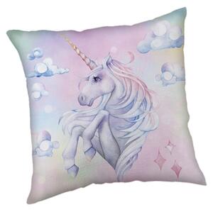 Dětský dekorační polštářek 40 x 40 cm - Unicorn "Rainbow"