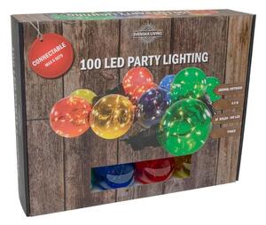 Hit Party osvětlení 10x barevná koule s časovačem 100LED 4,5m
