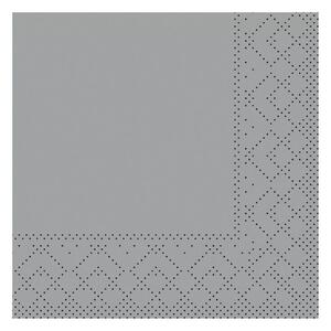 MANK Koktejlové ubrousky, 3600 kusů, 1/4 přehyb, délka: 200 mm, Basic, šedé