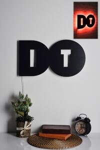 ASIR Nástěnná dekorace s LED podsvícením DO IT