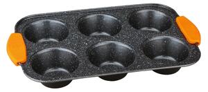 BERLINGERHAUS Forma na muffiny 6 ks silikonové rukojeti 29 x 18 x 3 Granit Diamond Line