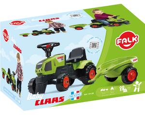 Dětský traktor a odstrkovadlo s přívěsem Claas Falk od 1 roku