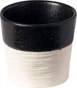 Hrnek bez ucha Costa Nova Notos 150 ml, pískový/černý (6 ks)
