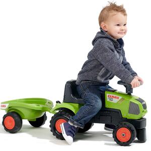 Dětský traktor a odstrkovadlo s přívěsem Claas Falk od 1 roku