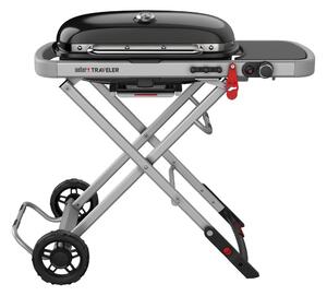 Weber Traveler Plynový gril, 1 hořák, grilovací plocha: 63,5 × 34,3 cm, 3,8 kW