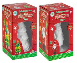 RMS Figurka vymaluj si sám Santa/strom 23 cm, 2ASS