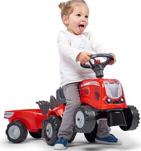 Dětský traktor a odstrkovadlo s přívěsem Mac Cormick Falk od 1 roku