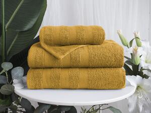 XPOSE­­® Froté ručník DEVON - hořčicový 50x90 cm