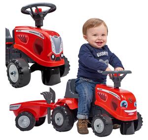 Dětský traktor a odstrkovadlo s přívěsem Mac Cormick Falk od 1 roku