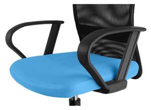 Dětská kancelářská židle NEOSEAT MONKEY černo-světle modrá