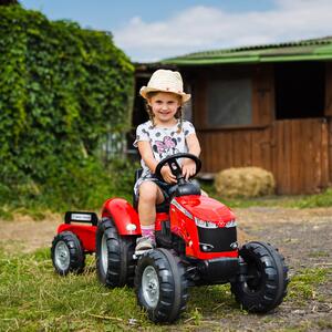 Šlapací traktor s přívěsem Massey Ferguson Falk od 3 let