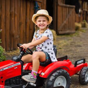 Šlapací traktor s přívěsem Massey Ferguson Falk od 3 let