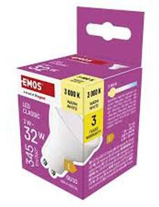 EMOS Žárovka LED CLS MR16 3 W 345 lm GU10 WW