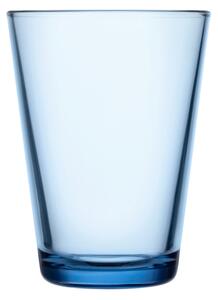 Iittala Sklenice Kartio 0,4l, 2ks, modré aqua
