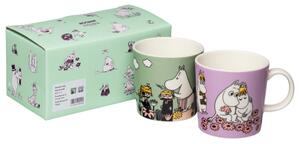 Arabia Set hrnků Moomin Sweetheart & Loving care 0,3l