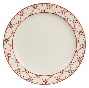 Keramický talíř Marion Clover Red Ø 26 cm